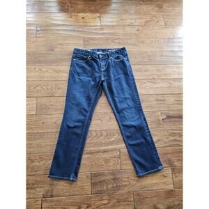 Gap 1969 Women’s Real Straight Jeans Mid Rise Size 31 S/12 Dark Wash